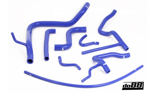 Radiateurslangen set, Silicone Blauw Saab 900 Turbo T8 81-89, DO88