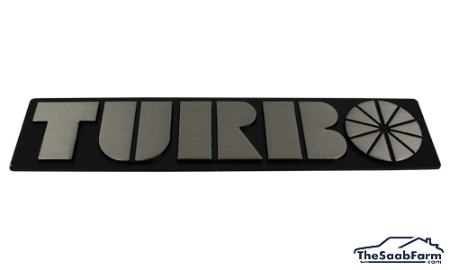 Embleem/Logo Motorkap TURBO Saab 99 Turbo
