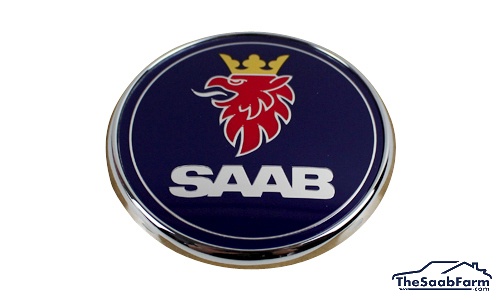 Embleem/Logo 'Saab' Achterklep Saab 9-5 06-10 5d , Origineel