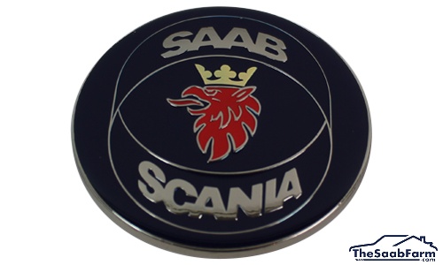 Embleem/Logo 'Saab-Scania' Achterklep Saab 9000 CS 92-, 900 97-98