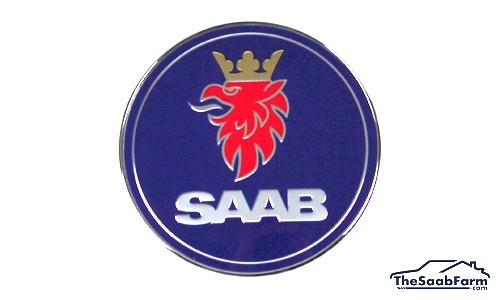 Embleem/Logo 'Saab' Achterklep Saab 9-3 -03 3/5d