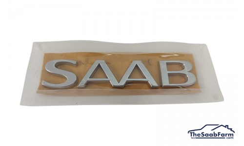 Embleem/Logo 'SAAB' Achterklep Saab 9-5 98-01 4d, Origineel