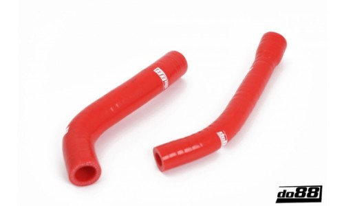 Slangen set, Stationair Regelventiel Silicone Rood Saab 900 Turbo T16 90-93 Lucas Systeem, DO88