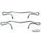 Montage kit, Remblokken Achterzijde Saab 9-5 99-