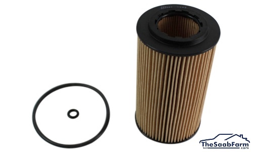 Oliefilter Saab 9-3 -03, 9-5 02-05, 9-3 03-04 D223L, Febi Bilstein