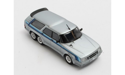 Saab 906 Turbo Concept 1984 Zilver, Matrix Scale Models 1:43 Saab 906 Turbo Concept 1984 Zilver, Matrix Scale Models 1:43
