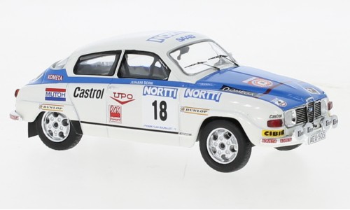 Saab 96 V4 1976 '18' Rallye WM, 1000 Lakes Rally, J.Vilkas / J.Soini, IXO 1:43 Saab 96 V4 1976 '18' Rallye WM, 1000 Lakes Rally, J.Vilkas / J.Soini, IXO 1:43