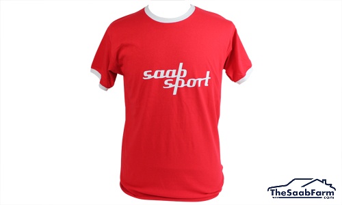 T-shirt 'Saab Sport' Rood