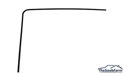 Lijst, Voorruit Rechts Saab 900 -93 Cabrio, Origineel